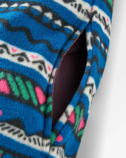 Ace Recycelte Polar-Fleece-Latzhose - Gezeitenblau