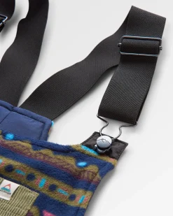 Ace Recycelte Polar-Fleece-Latzhose - Berg Geo Multi