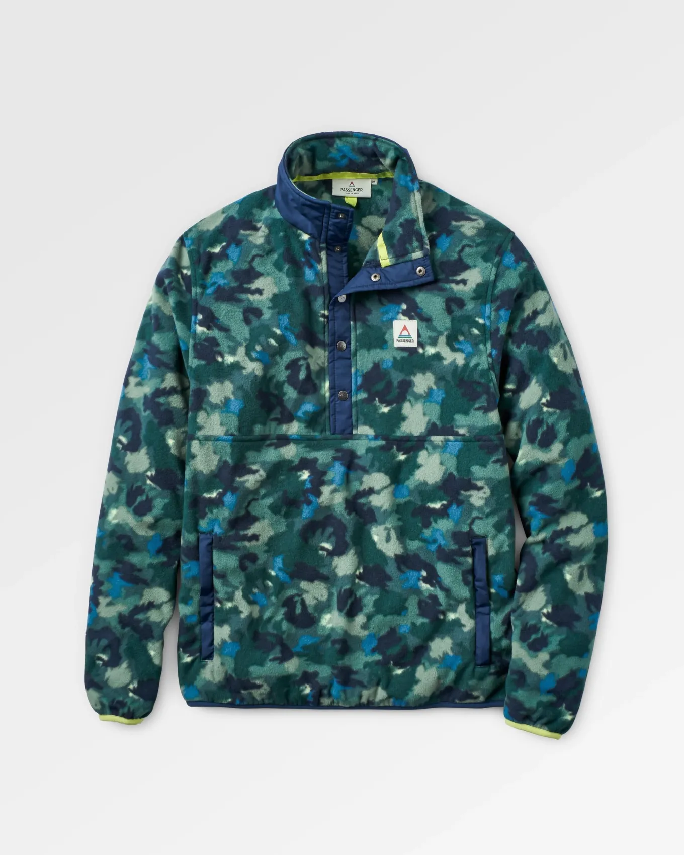 Adrift Recyceltes Polarfleece - Alpin Camo Regenwald
