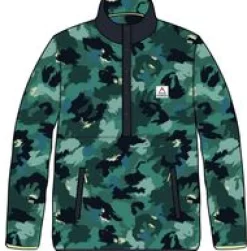 Adrift Recyceltes Polarfleece - Alpin Camo Regenwald