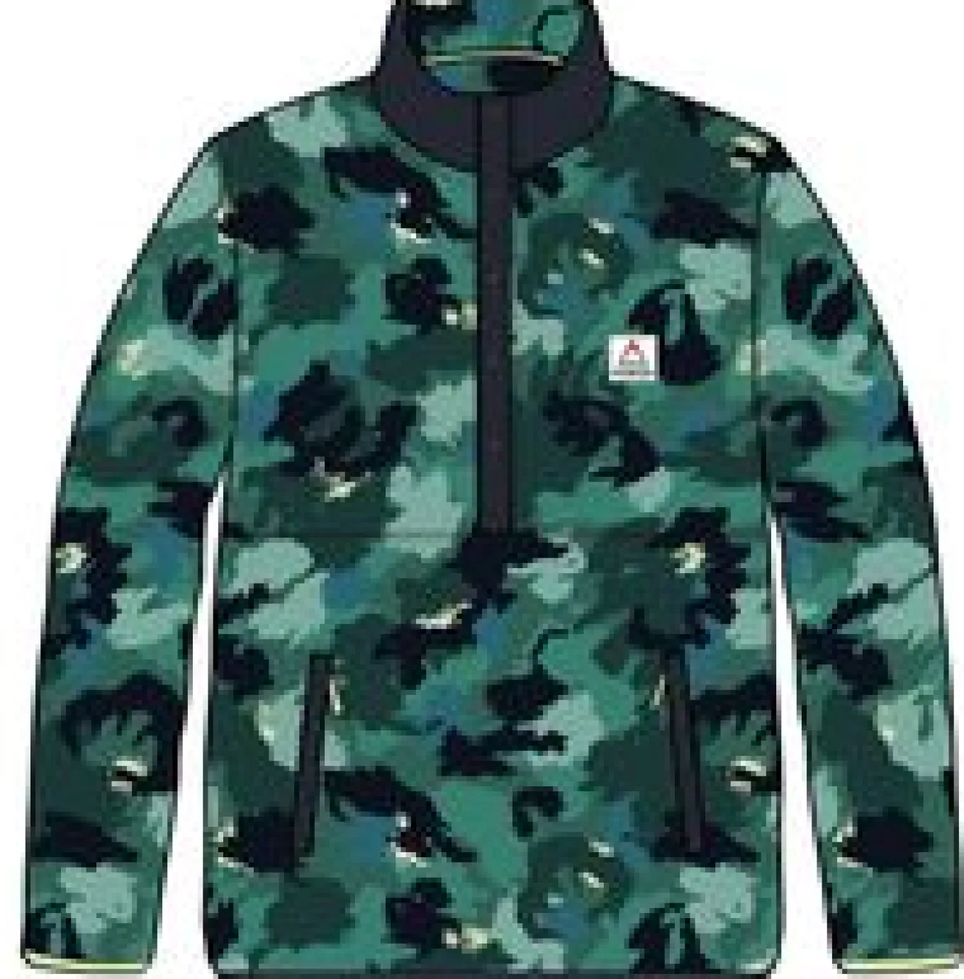 Adrift Recyceltes Polarfleece - Alpin Camo Regenwald