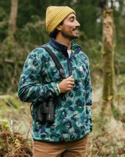 Adrift Recyceltes Polarfleece - Alpin Camo Regenwald