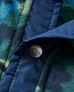 Adrift Recyceltes Polarfleece - Alpin Camo Regenwald