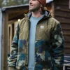 Adventure 2.0 Recyceltes Tiefflor-Sherpa-Fleece - Alpin Camo Khaki