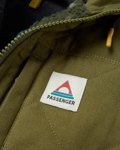 Adventure 2.0 Recyceltes Tiefflor-Sherpa-Fleece - Alpin Camo Khaki
