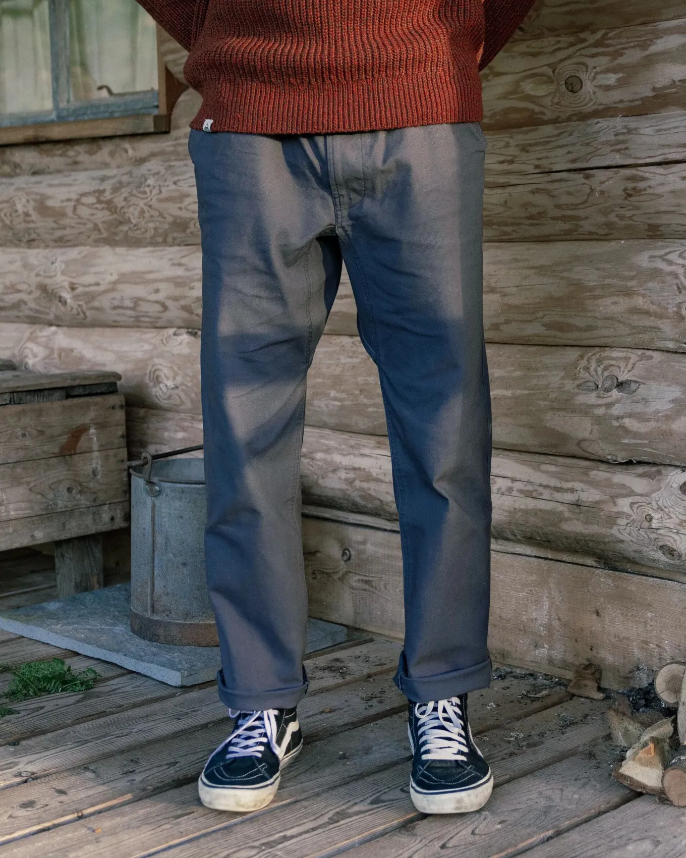 Adventurer Bio-Canvas-Hose - Holzkohle