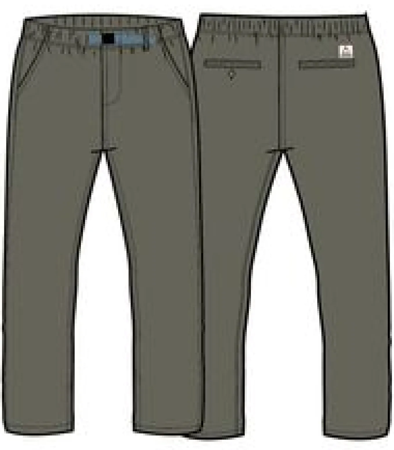 Adventurer Bio-Canvas-Hose - Staubige Olive