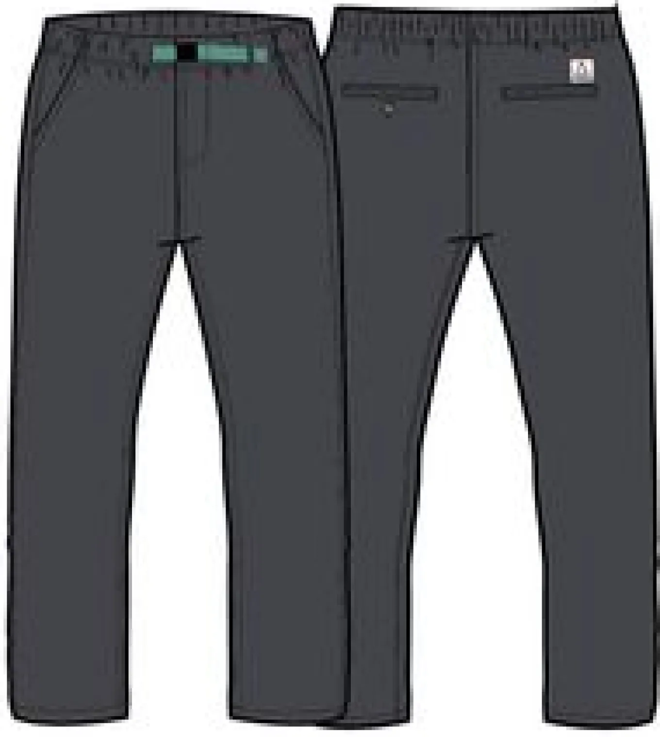 Adventurer Bio-Canvas-Hose - Holzkohle