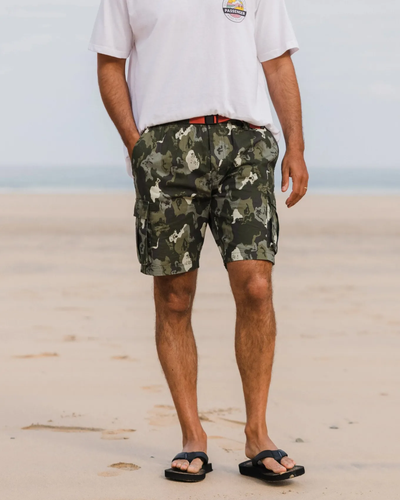 Adventurer Cargo Short - Khaki Camo