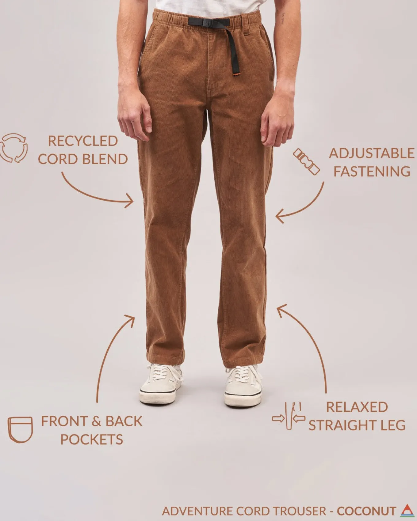 Adventurer Cordhose - Kokosnuss