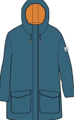 Alaska Recycelter 2.0 Parka - Blauer Stahl