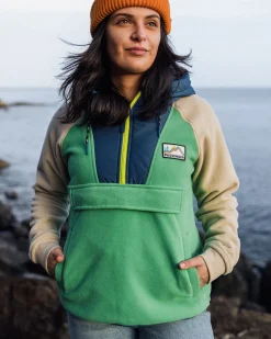 Alexander Recyceltes Polar-Kapuzenfleece - Grüne Fichte