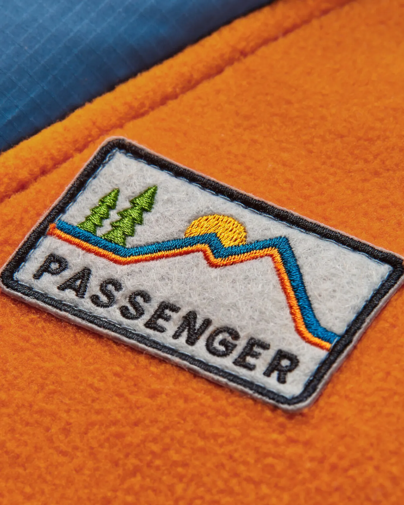 Alexander Recyceltes Polar-Kapuzenfleece - Morgenrot Orange