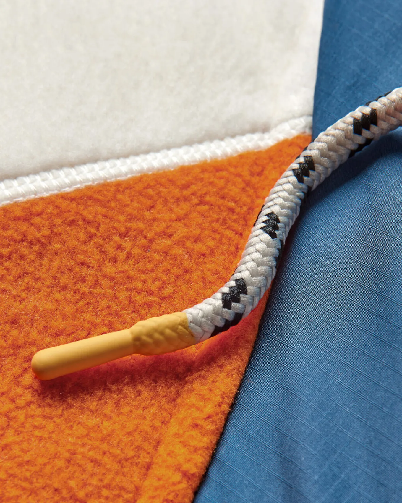Alexander Recyceltes Polar-Kapuzenfleece - Morgenrot Orange