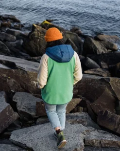 Alexander Recyceltes Polar-Kapuzenfleece - Grüne Fichte