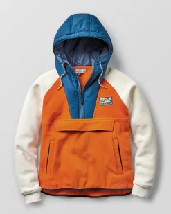 Alexander Recyceltes Polar-Kapuzenfleece - Morgenrot Orange