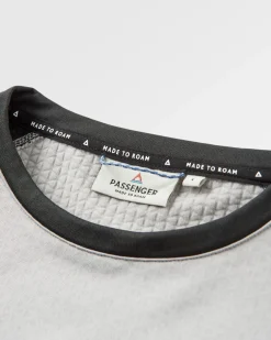 Alpine Recyceltes Base Layer Langarm-T-Shirt - Schwarz/Grau