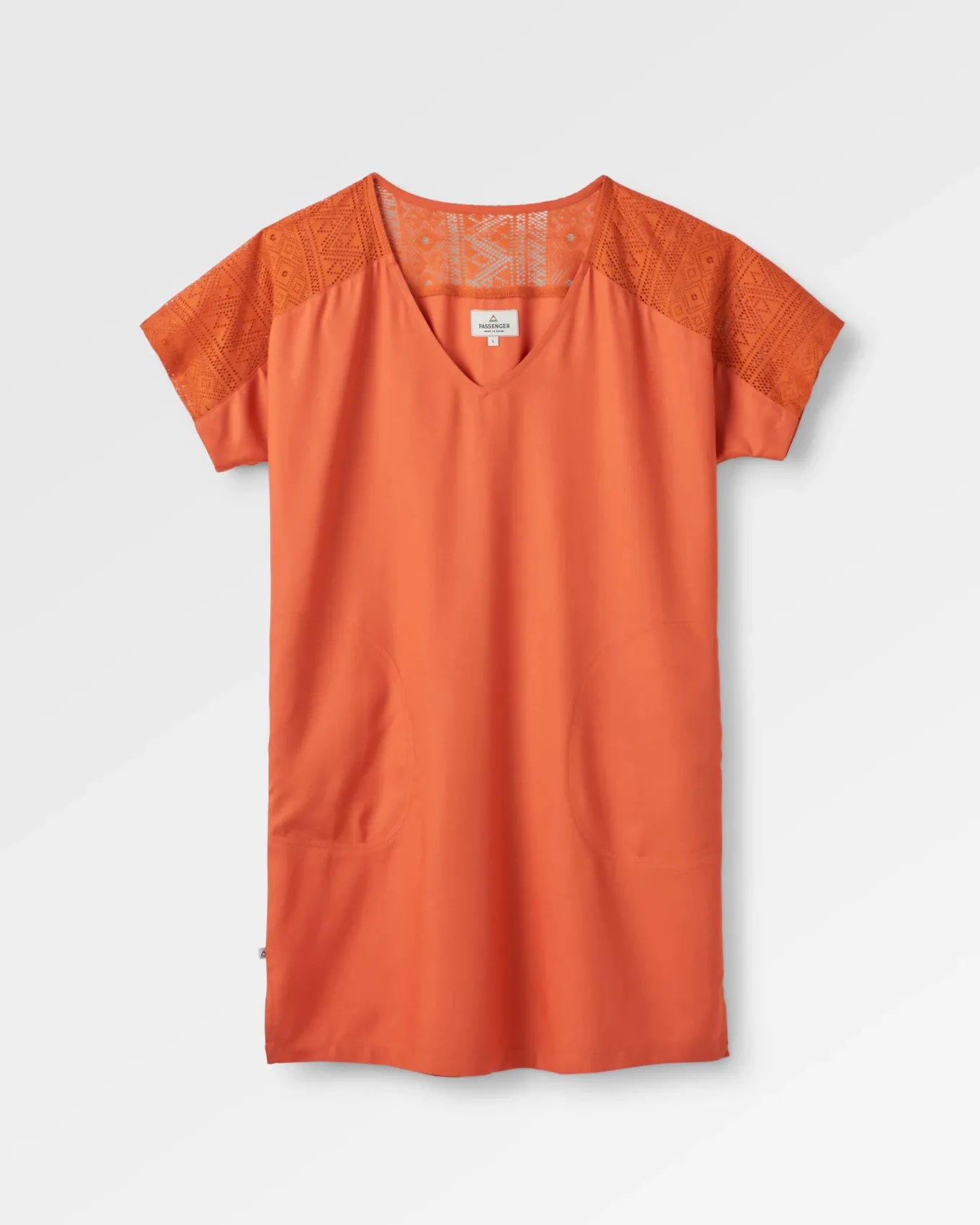 Ambrose Oversized Kleid - Verbranntes Orange