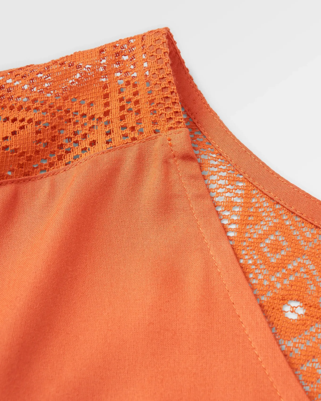 Ambrose Oversized Kleid - Verbranntes Orange