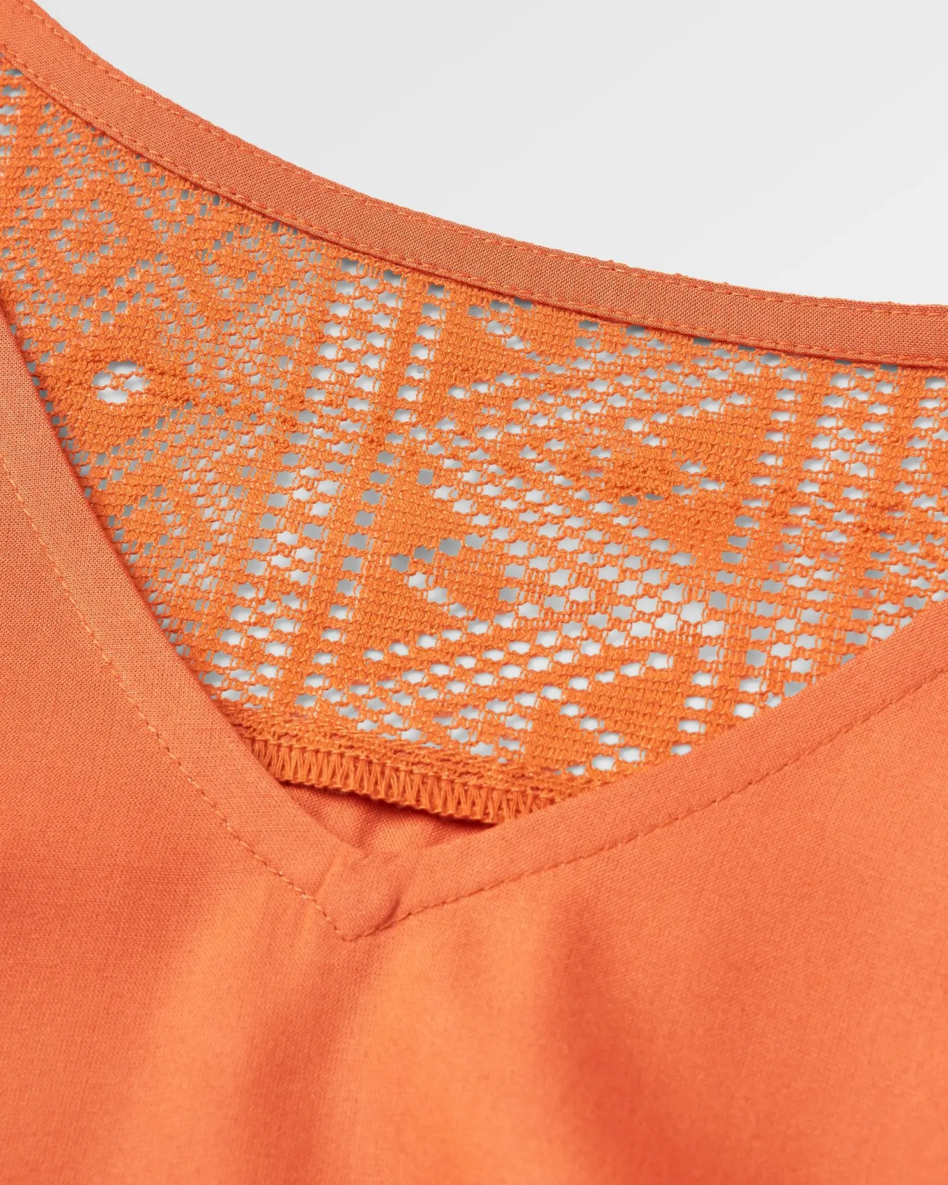 Ambrose Oversized Kleid - Verbranntes Orange