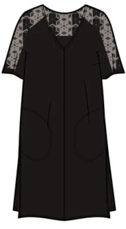 Ambrose Oversized Kleid - Schwarz