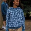 Arame Bio-Baumwoll Hoodie - Seegras/Stahlblau