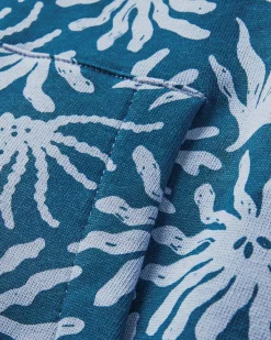 Arame Bio-Baumwoll Hoodie - Seegras/Stahlblau
