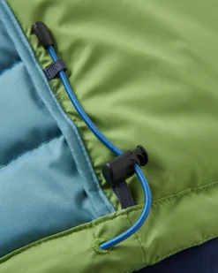 Ashland Down Recycelte Jacke - Dunkles Marineblau/Birnengrün