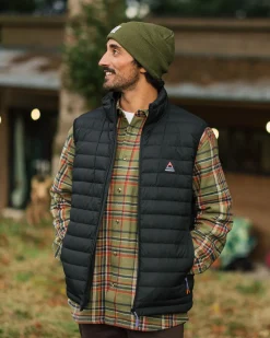 Ashland Down Recyceltes Top - Schwarz