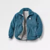 Awaken Recyceltes Tiefflor-Sherpa-Fleece - Verwaschenes Blau