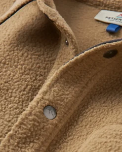 Backcountry Recyceltes Sherpa-Fleece-Hemd - Biskuit
