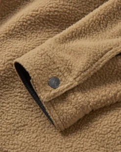 Backcountry Recyceltes Sherpa-Fleece-Hemd - Biskuit