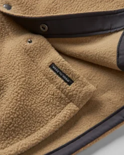 Backcountry Recyceltes Sherpa-Fleece-Hemd - Biskuit