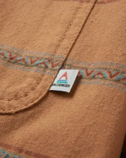 Backcountry Streifenhemd - Toffee Jacquard