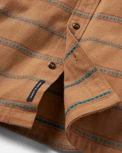 Backcountry Streifenhemd - Toffee Jacquard
