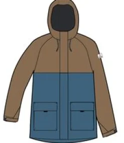 Baltic Recycelter 2.0 Parka - Toffee/Blaustahl