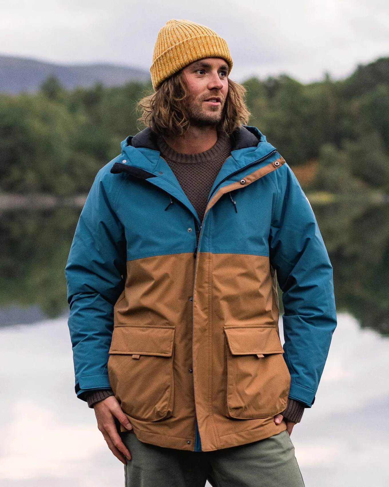 Baltic Recycelter 2.0 Parka - Toffee/Blaustahl