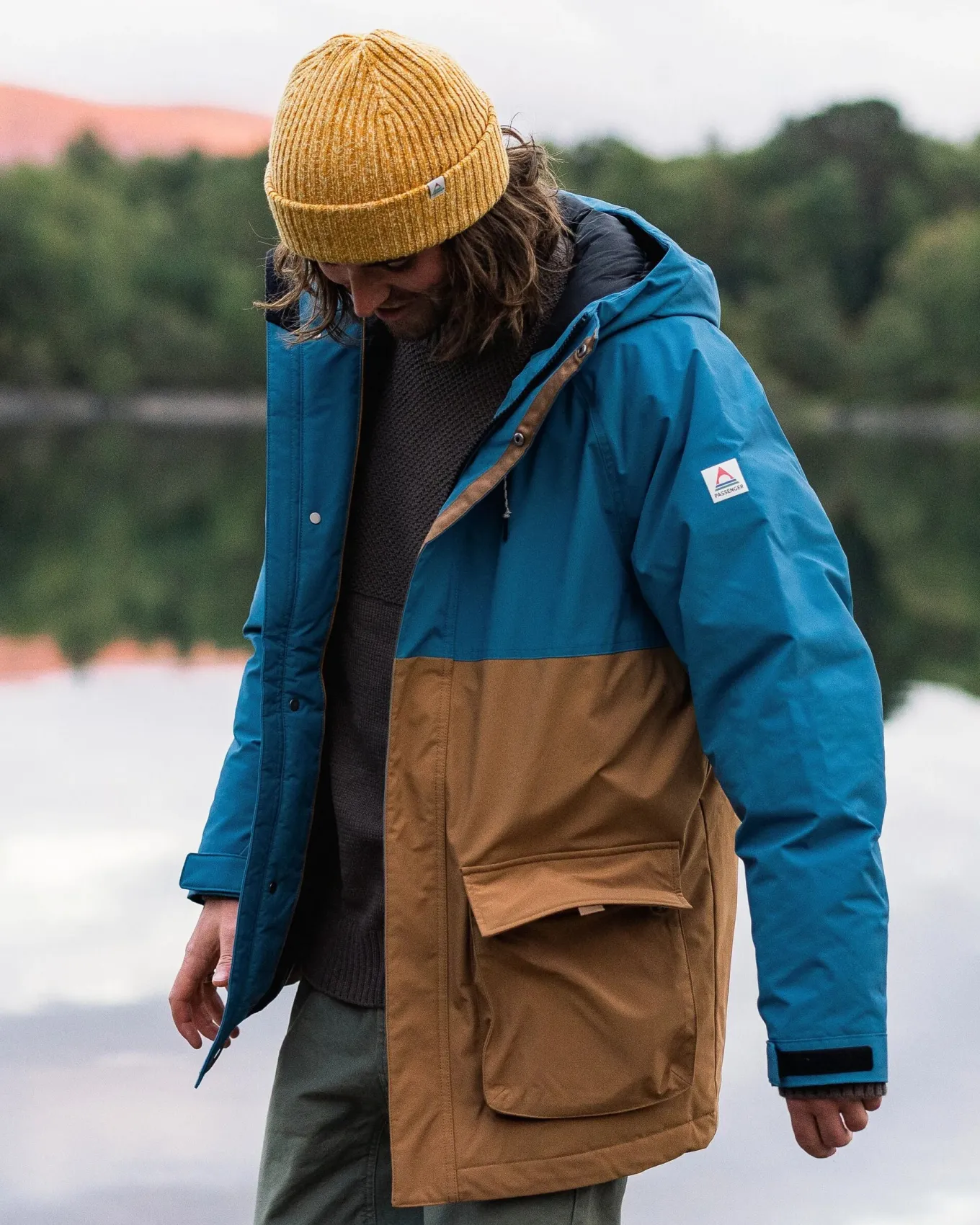 Baltic Recycelter 2.0 Parka - Toffee/Blaustahl
