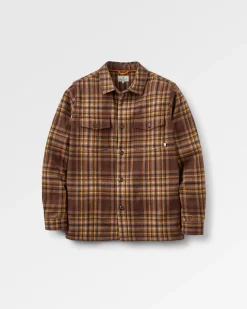 Barren Overshirt - Braun/Senf Karo