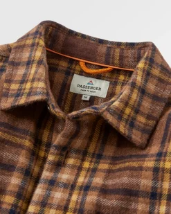 Barren Overshirt - Braun/Senf Karo