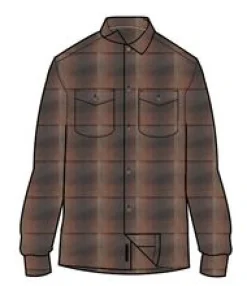 Barren Overshirt - Weinrot