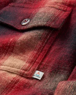 Barren Overshirt - Weinrot