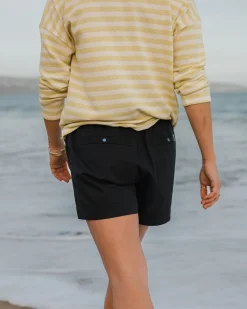 Basswood Bio-Baumwolle Shorts - Schwarz