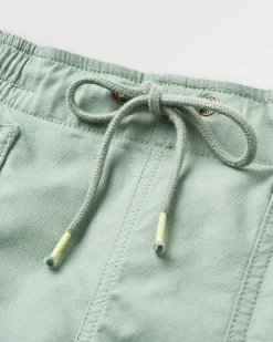 Basswood Bio-Baumwolle Shorts - Pistazie