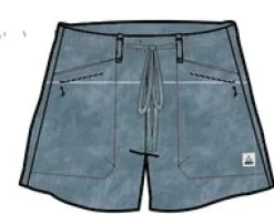 Basswood Bio-Baumwolle Shorts - Khaki