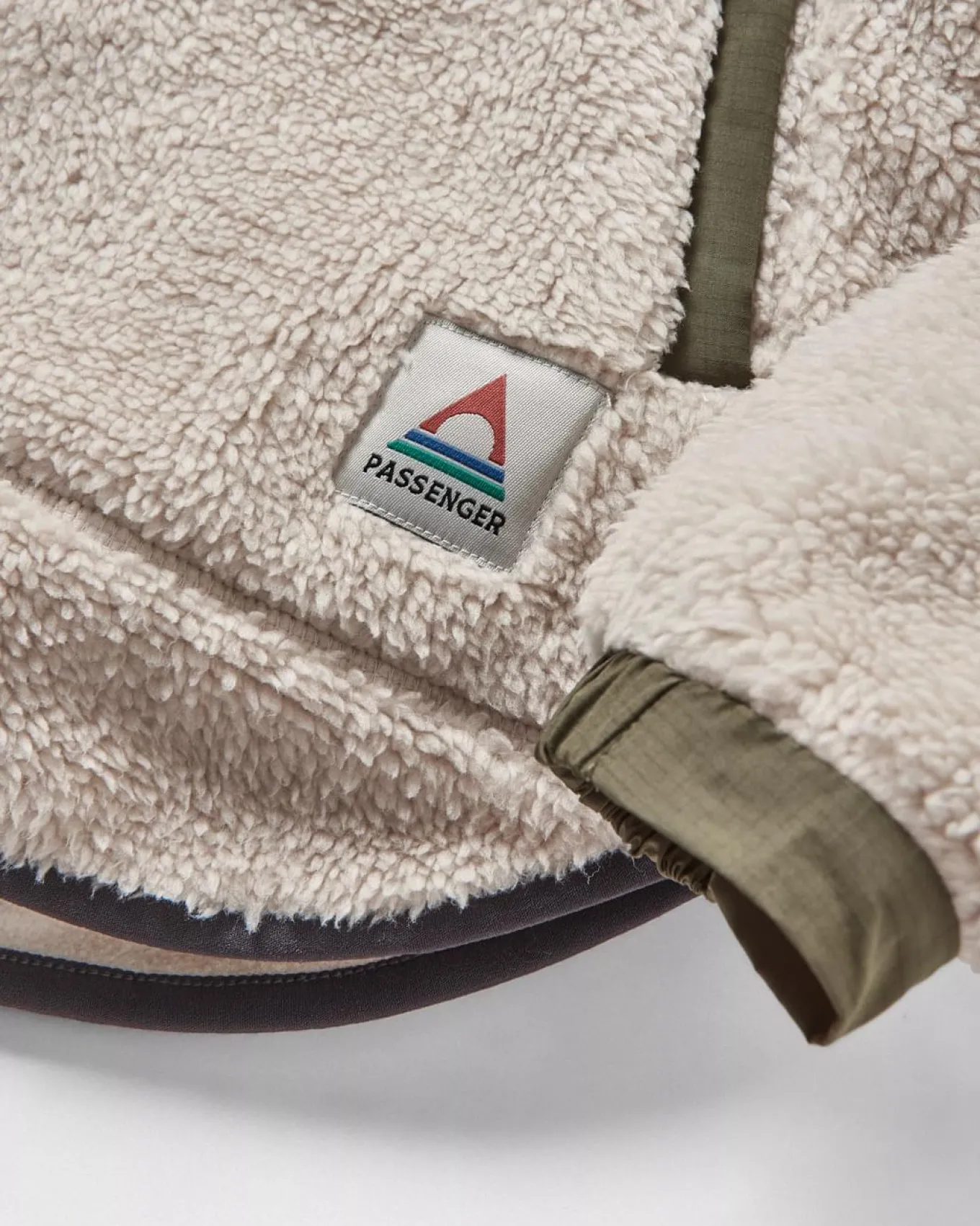 Beaumont Recyceltes Sherpa Kapuzen-Fleece - Warmer Elfenbein