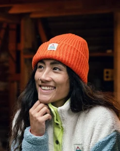 Beechwood Fleece gefütterte recycelte Mütze - Gebranntes Orange