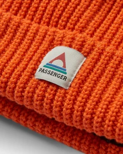 Beechwood Fleece gefütterte recycelte Mütze - Gebranntes Orange