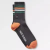 Bio Crew-Socken mittelschwer - Holzkohle