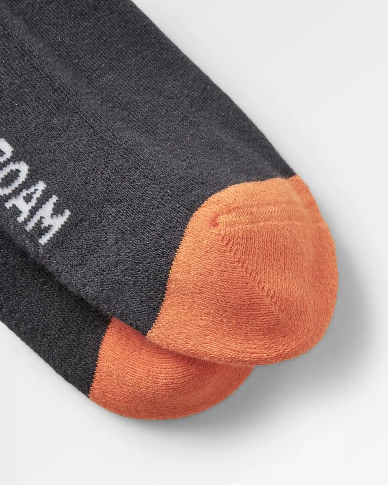 Bio Crew-Socken mittelschwer - Holzkohle